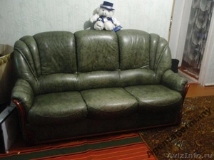 Дешево ! Старинный кожанный диван - Изображение #1, Объявление #484462