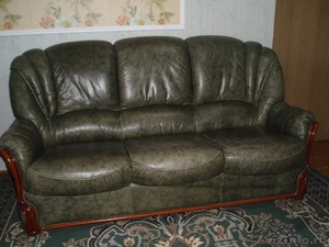 Продаю кожанный диван для офиса или дома - Изображение #1, Объявление #726142
