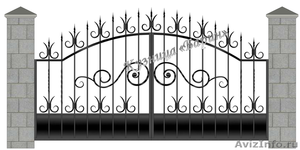 Кованые ворота. кованые заборы, кованые лестницы, кованые перила. - Изображение #1, Объявление #1022018