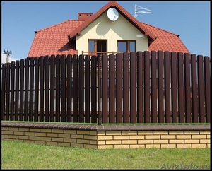 Забор металлический штакетник (Польша) - Изображение #1, Объявление #1142530